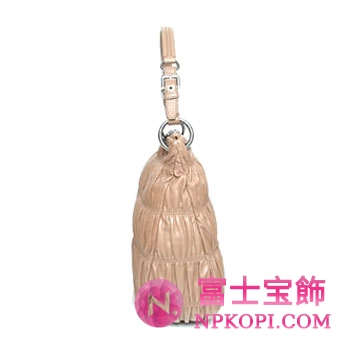 プラダ（PRADA）NAPPA GAUFRE`　レディースショルダーバッグ　ライトブラウン　BR4729-QRD-314 